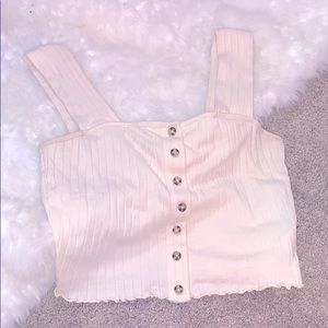 a white crop top